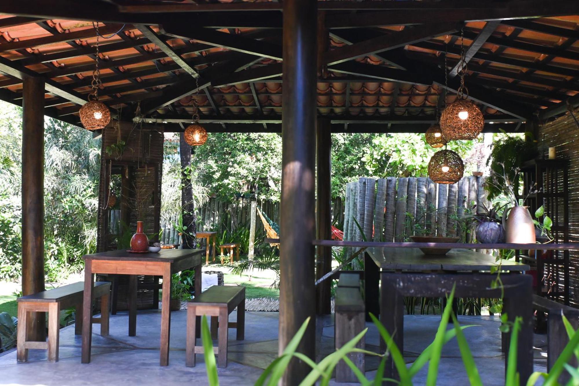 Pousada Habitat Caraíva Esterno foto